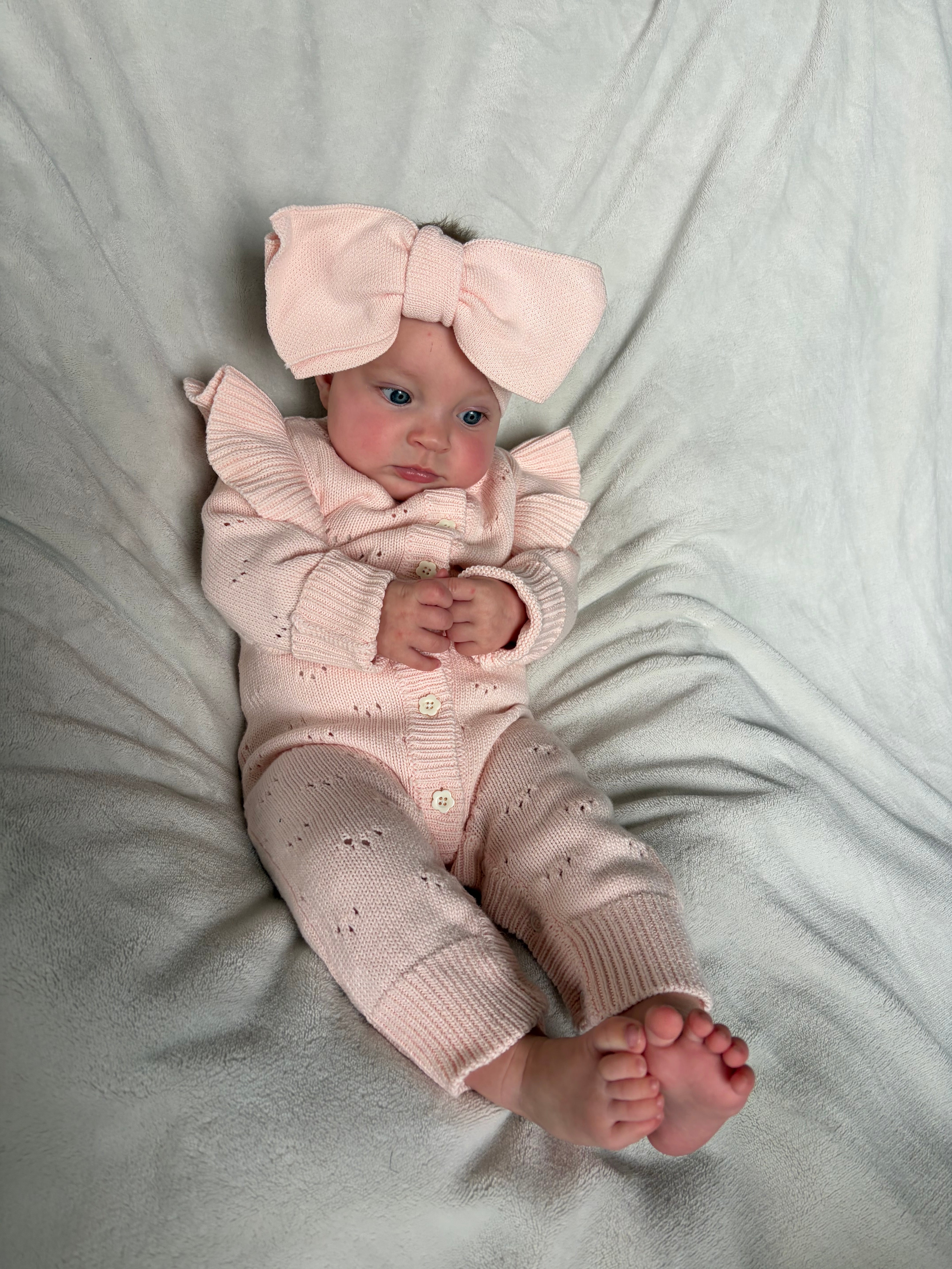 Boxpakje ruffle roze