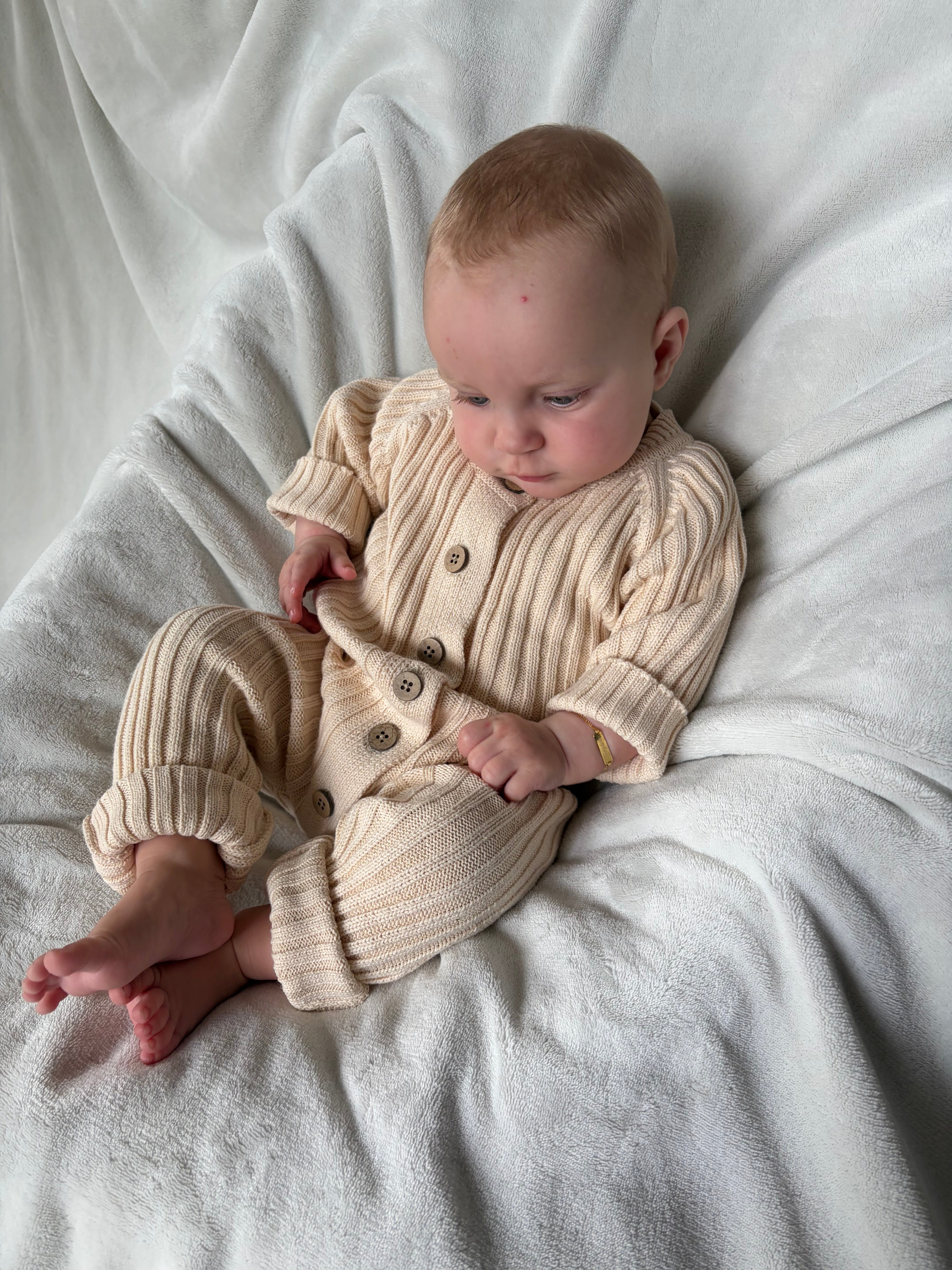 Boxpakje knoopjes beige