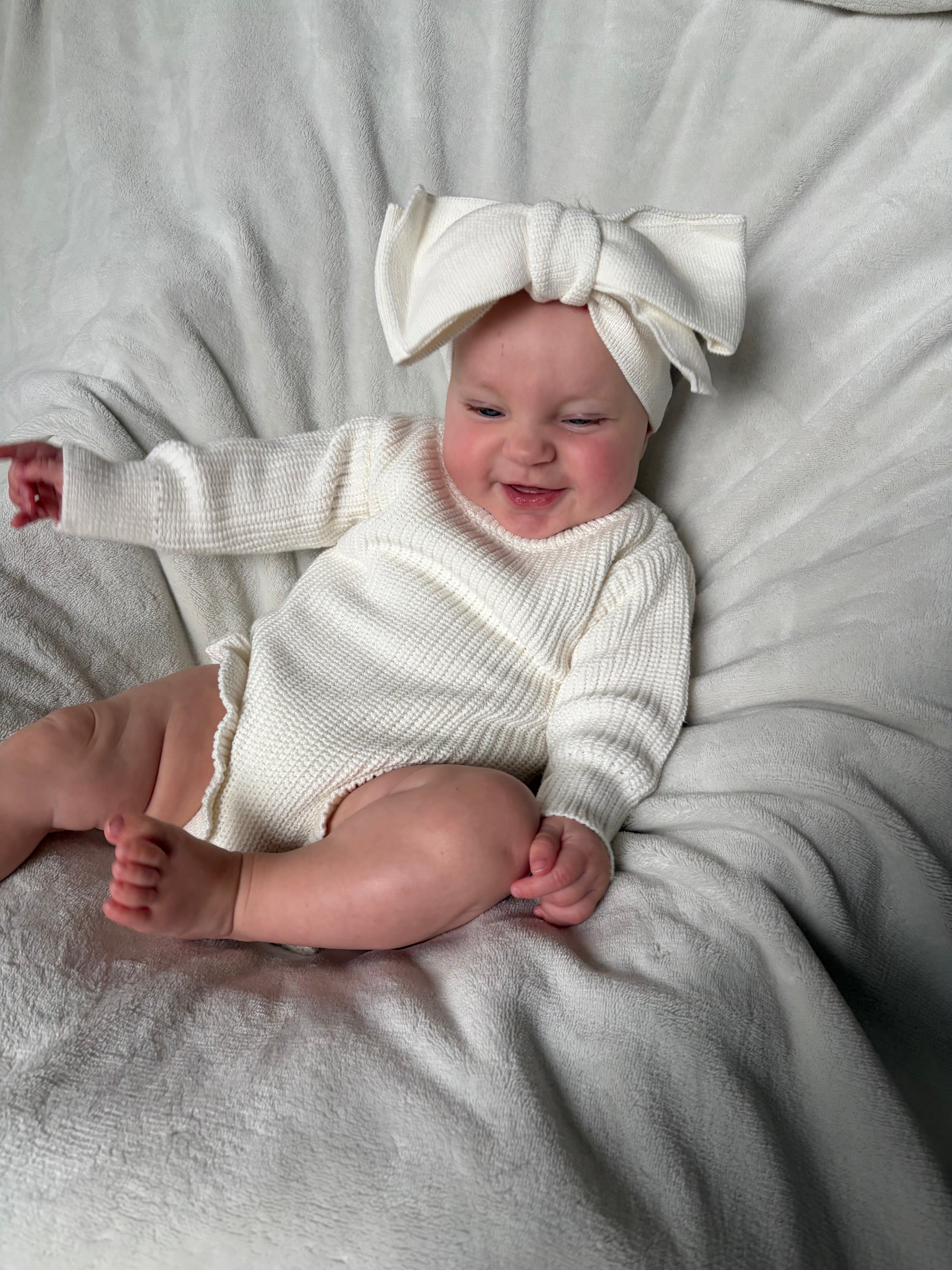Romper ruffle wit