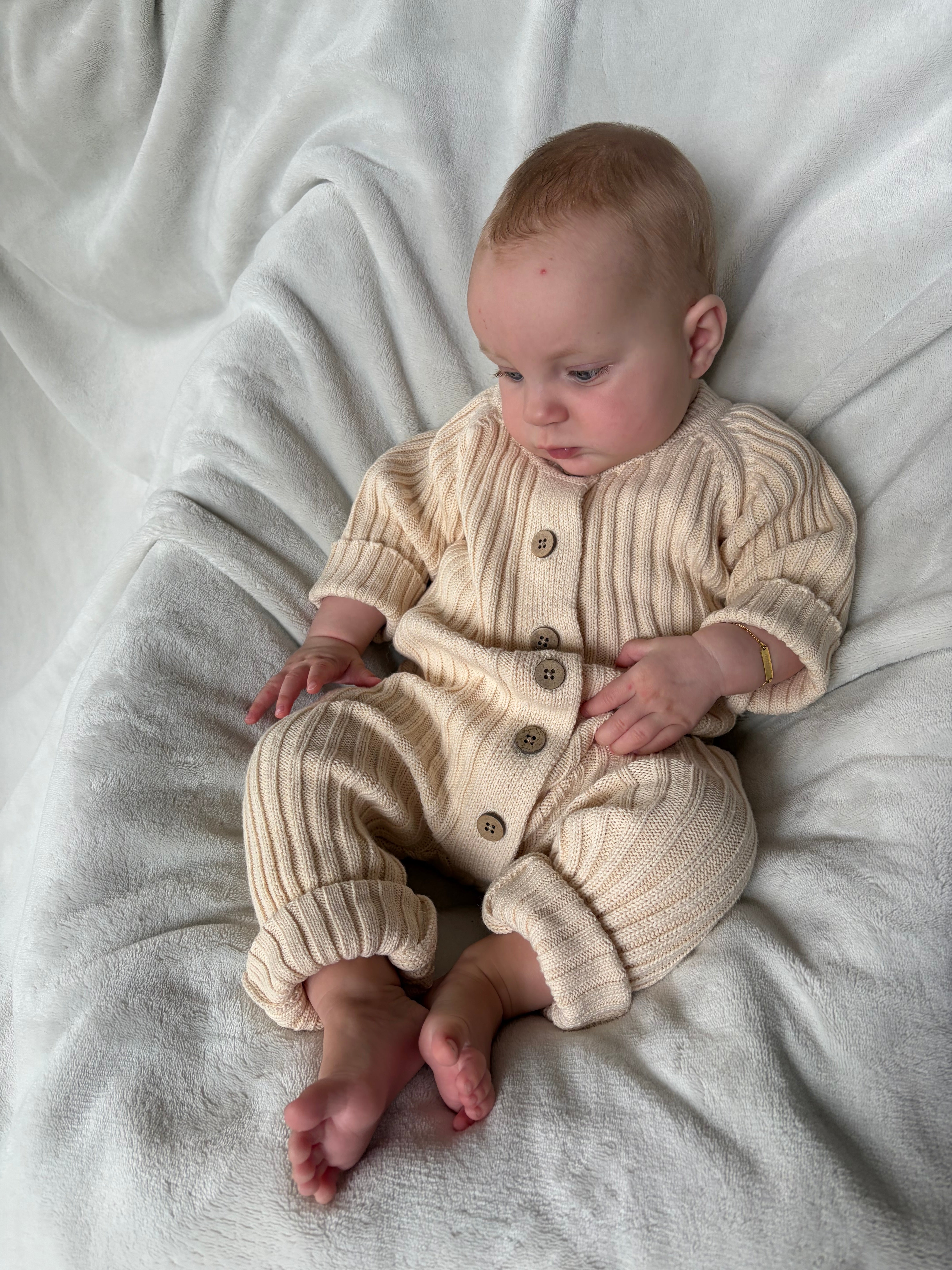 Boxpakje knoopjes beige