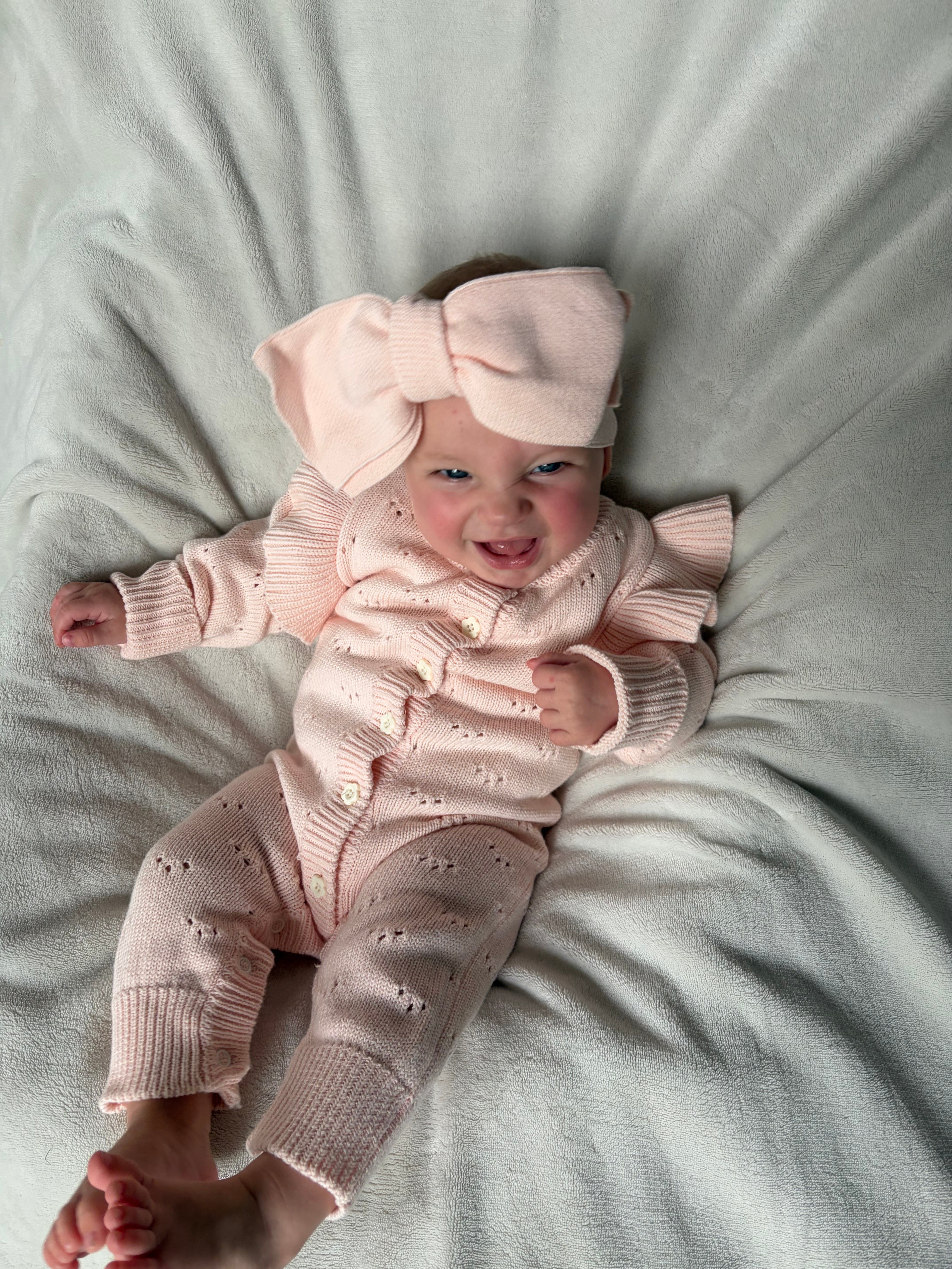 Boxpakje ruffle roze